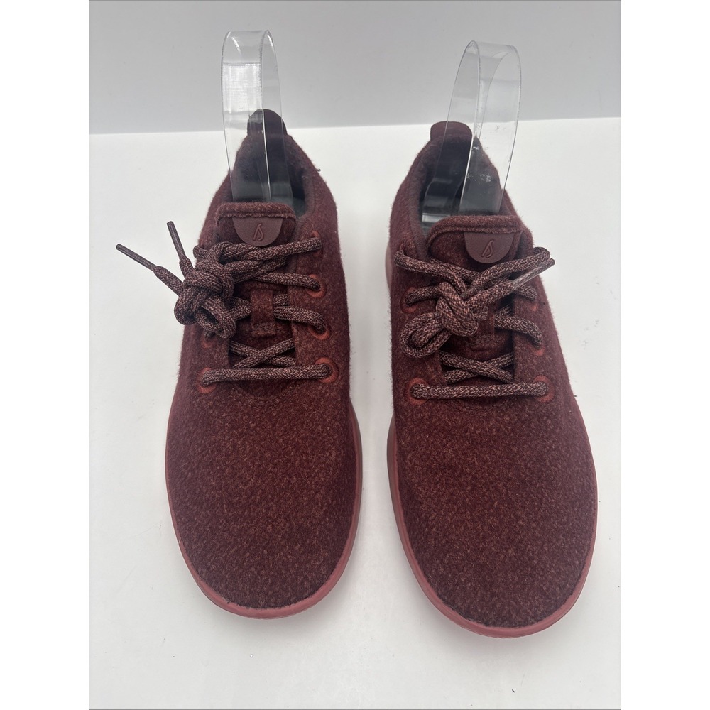 Allbirds Merino Wool Runners Walking Shoes Burgundy Woman's Size W8